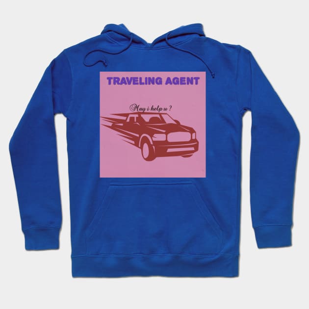 Traveling Agent Hoodie by Rivas Teepub Store